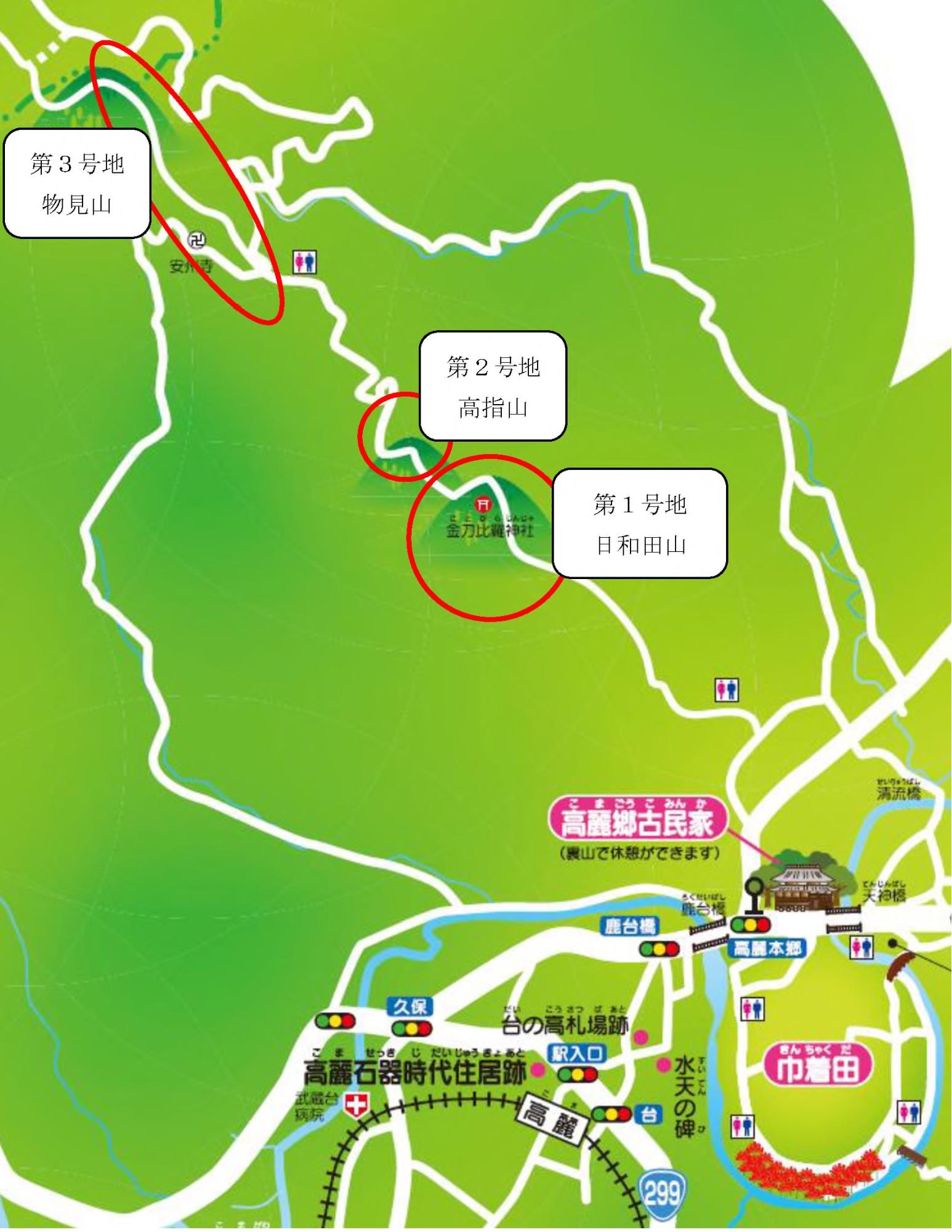 ふるさとの森山地図