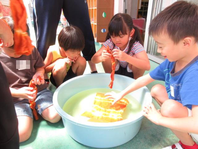 染め終わり
