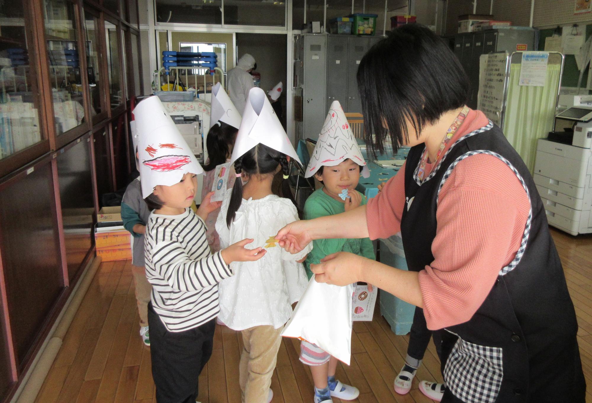 事務所のハロウィンの様子