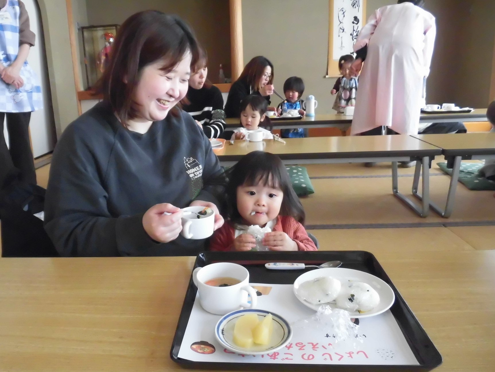 食育講座「親子食育カフェ」(おむすびととん汁編)「ぬくぬく」2月6日