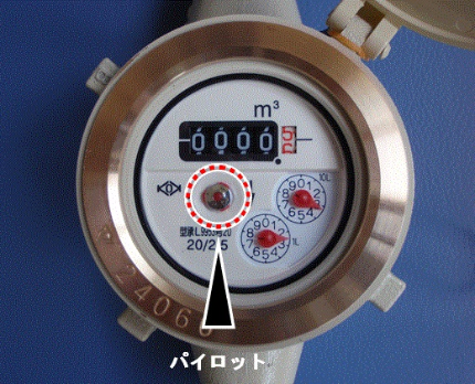 水道メーターのパイロット