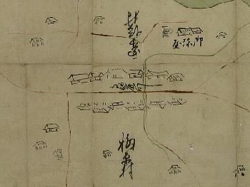 梅原村絵図(陣屋)