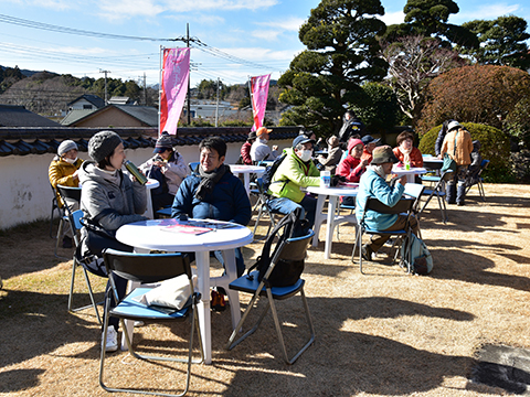 古民家カフェの席の様子