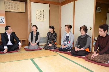 会員の皆さんと意見交換