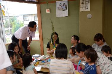ポカポカ広場の人たちの意見を聞く