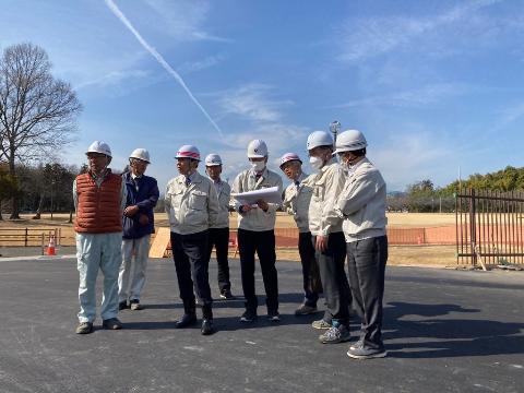 市長・副市長・教育長による現場視察