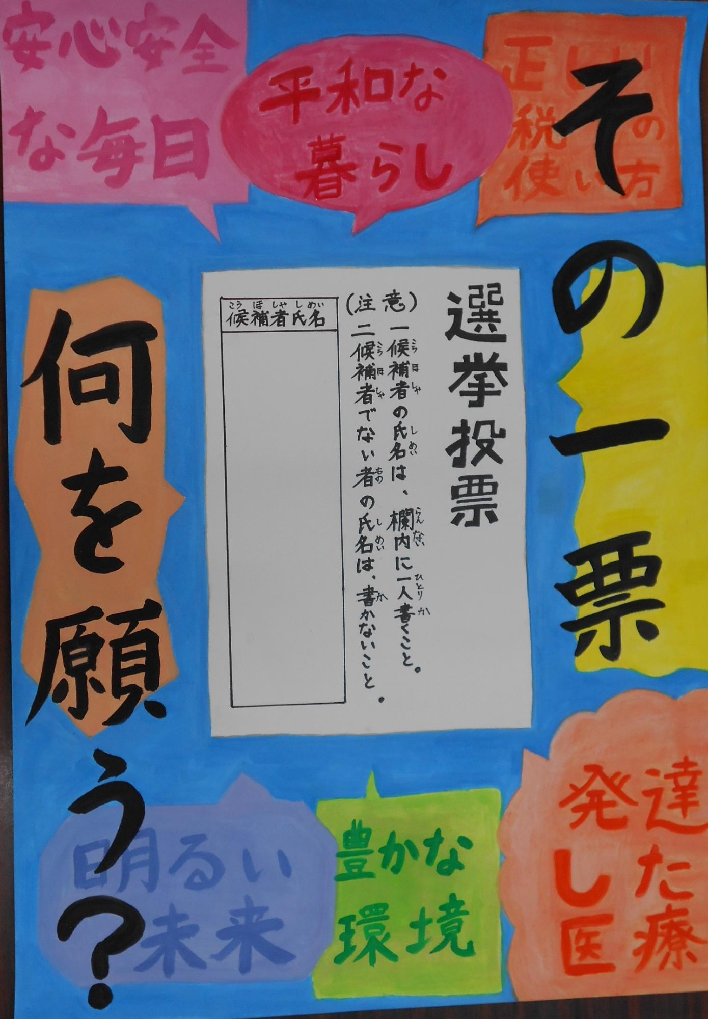 その1票何を願う?