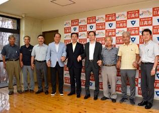 韓国白菜栽培契約締結式の写真2