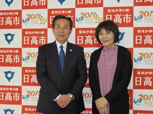 マンガ家の里中満智子さんの写真
