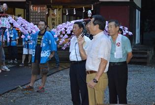 八坂神社夏祭り(上鹿山地内)の写真1