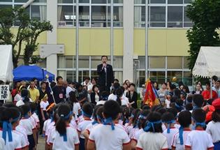 小学校運動会の様子の写真1
