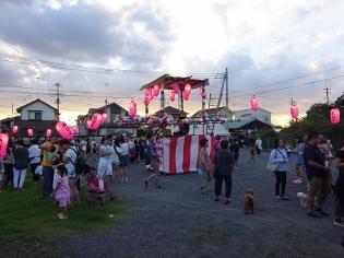 高萩新宿区子ども盆踊りの祭りの様子の写真