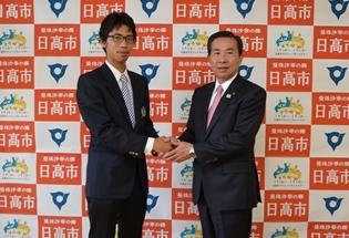 出発の報告の写真