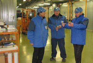 平成26年度第4回目の「市長の企業見学」の写真