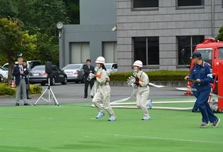 屋内消火栓操法大会
