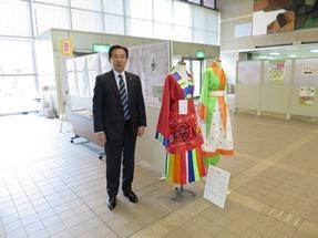 高麗郡建郡1300年のパネル展の写真