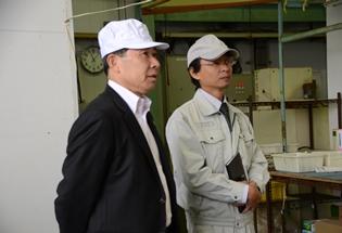 平成26年度第3回目の「市長の企業見学」の写真