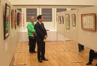 埼玉県老連西部地区趣味の作品展開会式の写真2