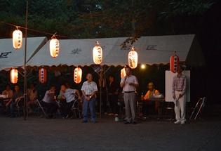 栄新田区納涼祭の写真