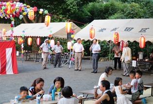 栄新田区納涼祭の写真1