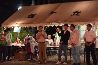 旭ヶ丘自治会納涼盆踊り大会の写真1
