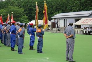 第26回埼玉県消防協会埼玉西部支部消防操法大会の写真