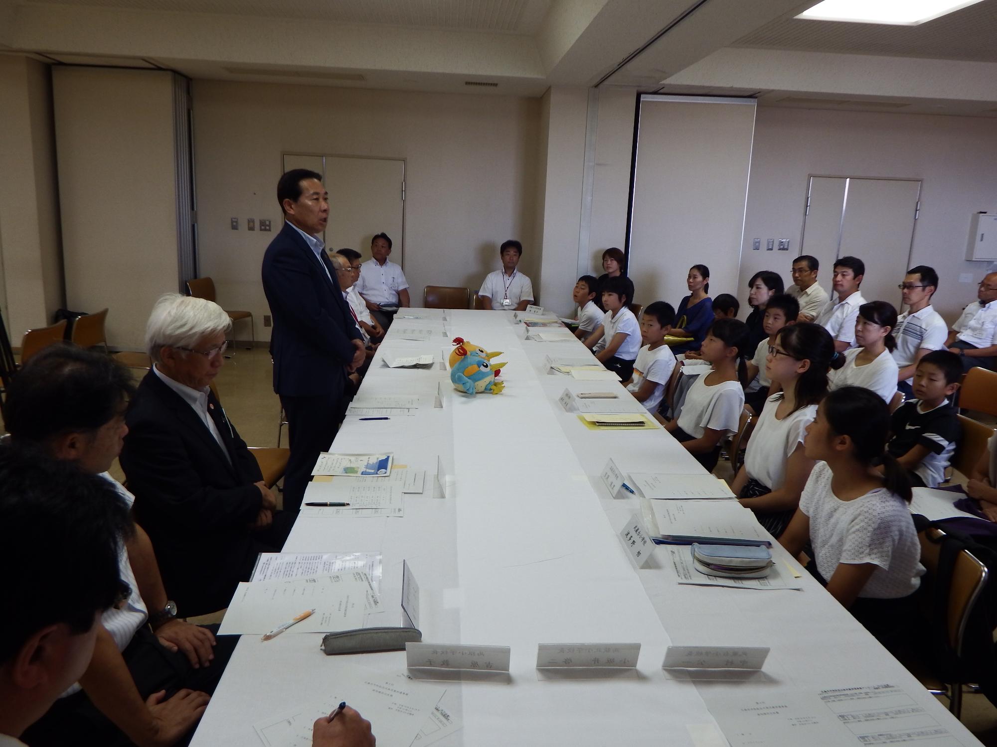 広島市平和式典児童派遣事業参加報告会