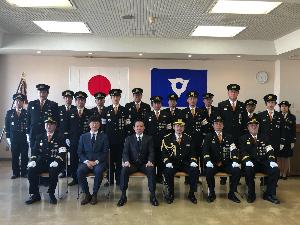 消防団辞令交付式
