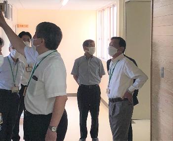 高萩中学校現地視察
