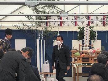 太平洋セメント発電設備完成竣工式