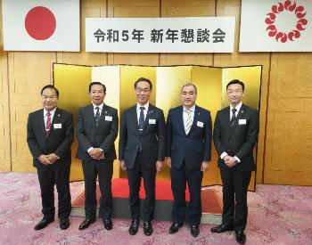 県と市長会・町村会との新年懇談会