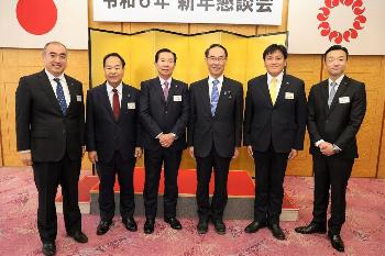 県と市長会・町村会との新年懇談会