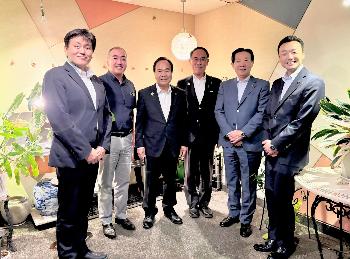 知事と西部地域5市長との意見交換会