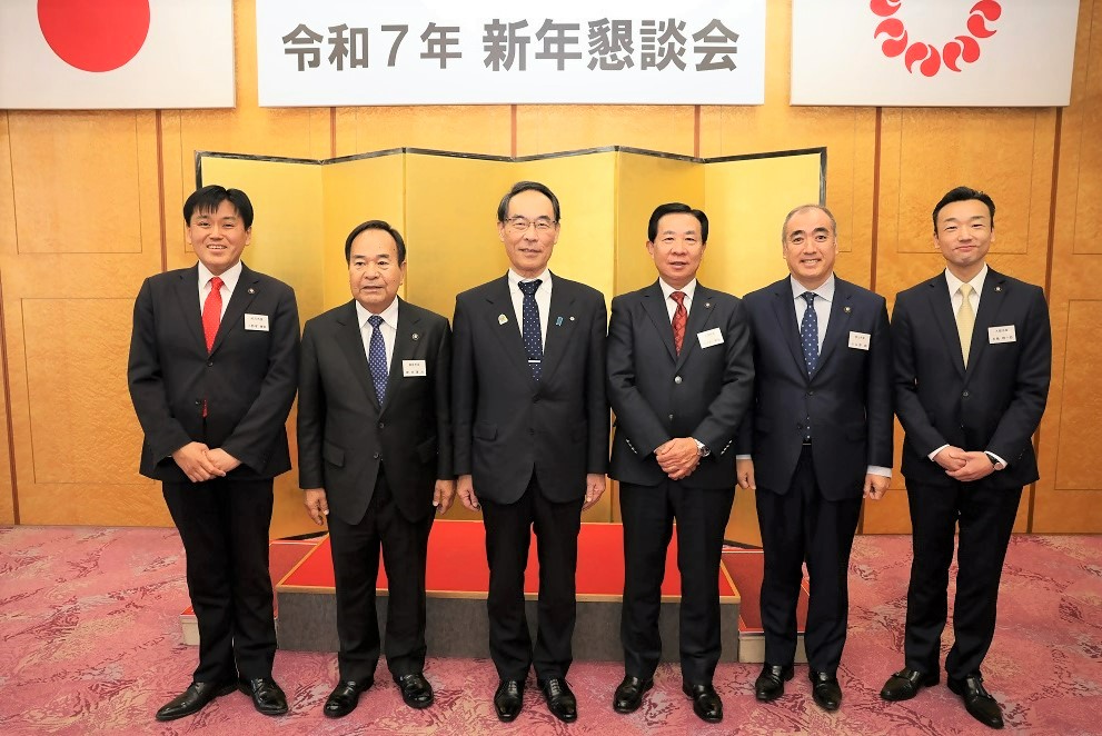 県と市長会・町村会との新年懇談会
