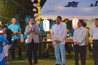鹿山上区夏祭りの写真