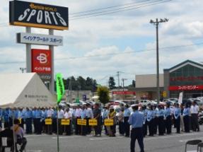 夏の交通事故防止運動出陣式の写真