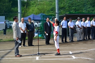 少年野球大会の写真