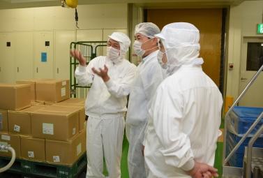 第1回市長の企業見学の様子の写真3