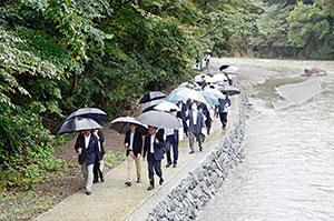 遊歩道一部完成おひろめ会の写真