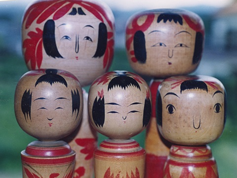 5体のこけし人形