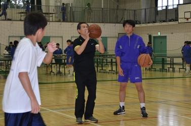 高麗川中学校におけるふれあいトークの写真3