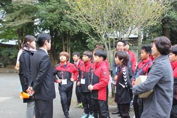烏山市選手団の写真