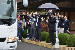 代表選手団帰国の写真4