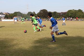 親善試合の様子の写真1