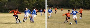 試合の様子の写真