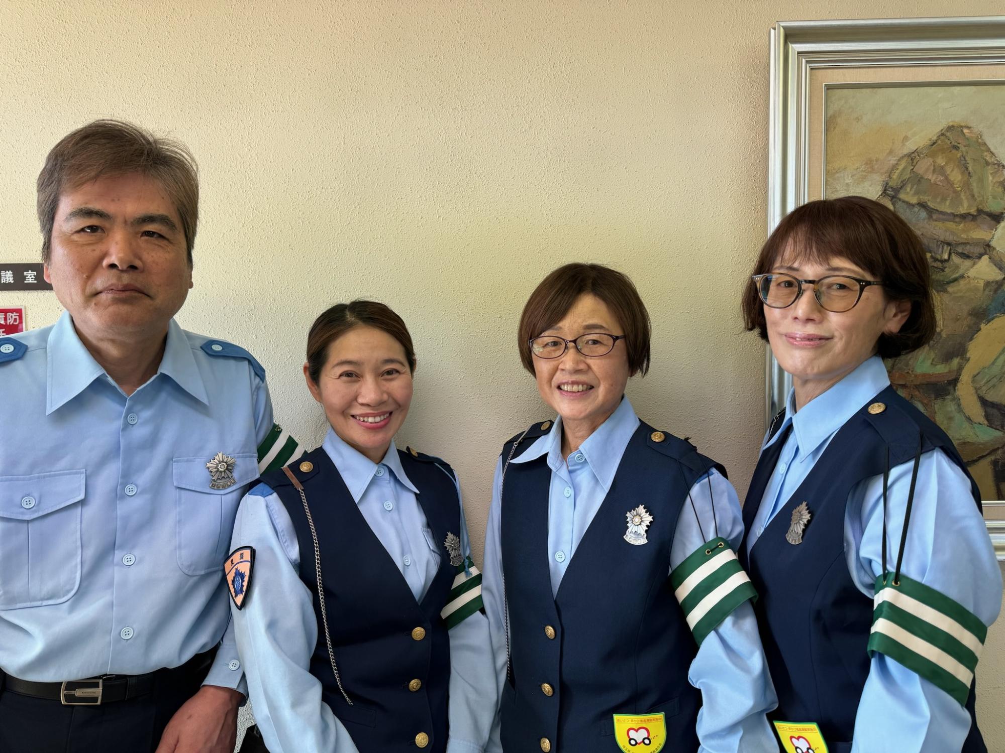 交通指導員さんの写真