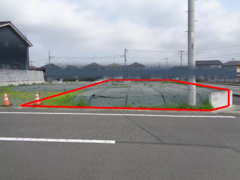 南方より近景撮影（物件2）