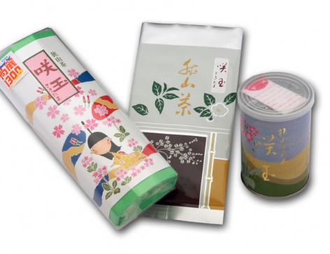 さまざまなお茶の商品の画像