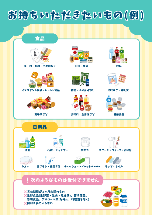 フードドライブチラシ裏