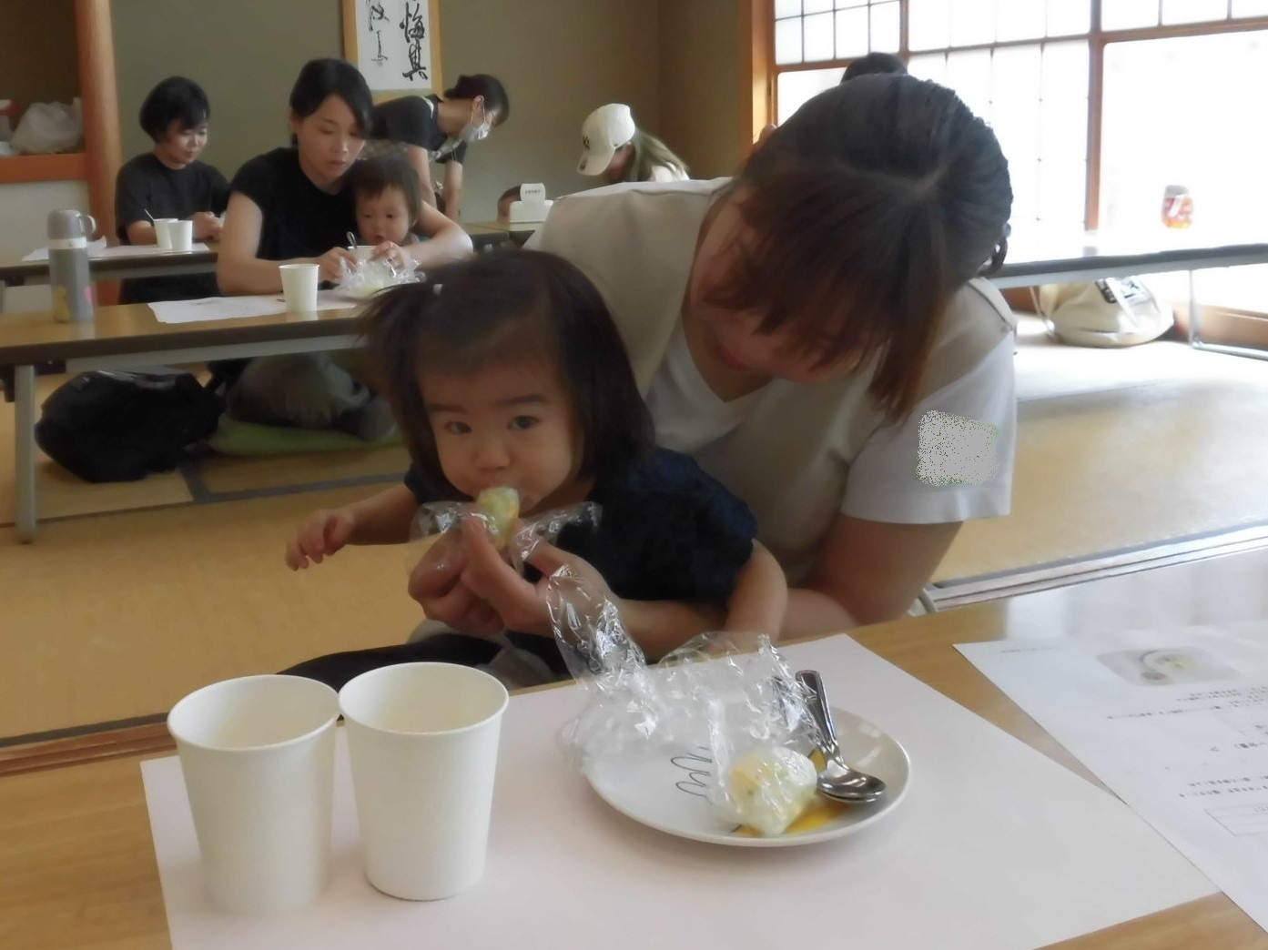 栄養講座おにぎり